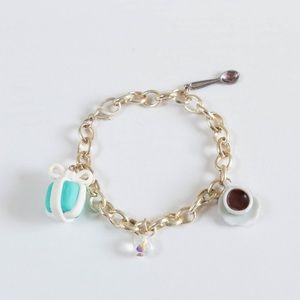 ✨10 for $10✨ Turquoise Gift Box Charm Bracelet